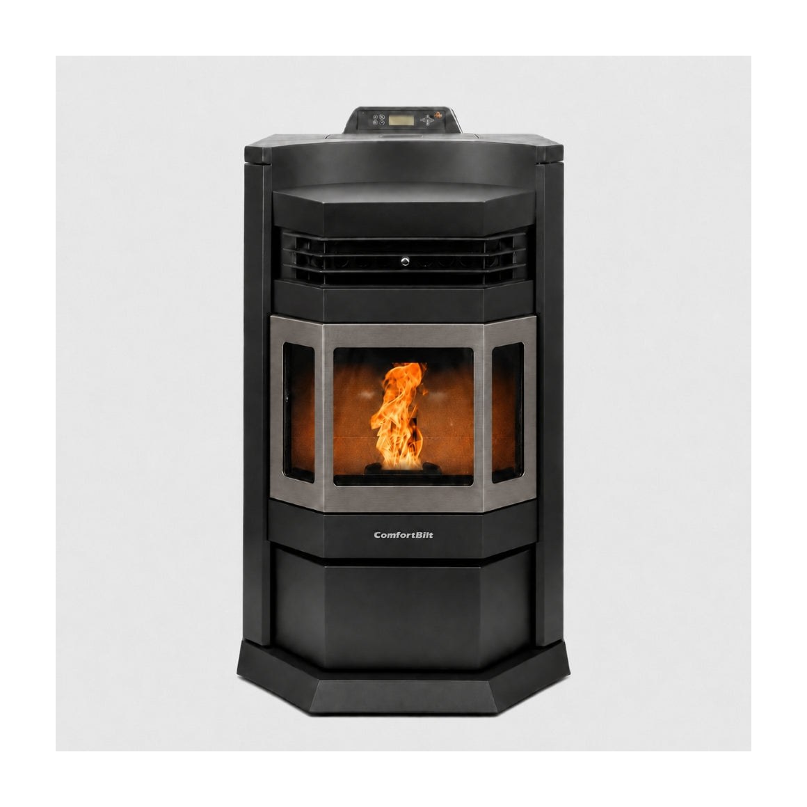 ComfortBilt HP22N-SS Pellet Stove, Black with Stainless Steel Trim